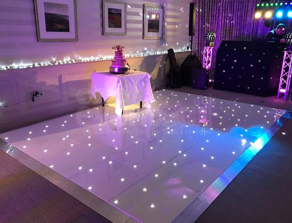 White Star Light Dance Floor