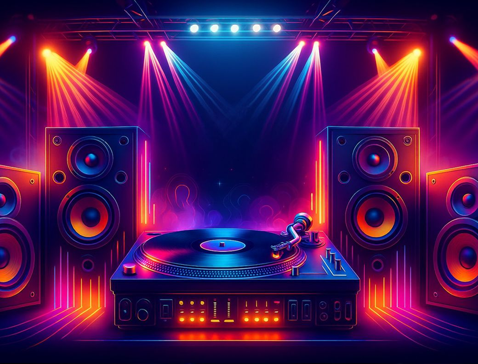 DJ Console Graphic Design